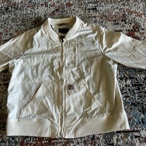 Carhartt Women's Off-White Bomber Jacket